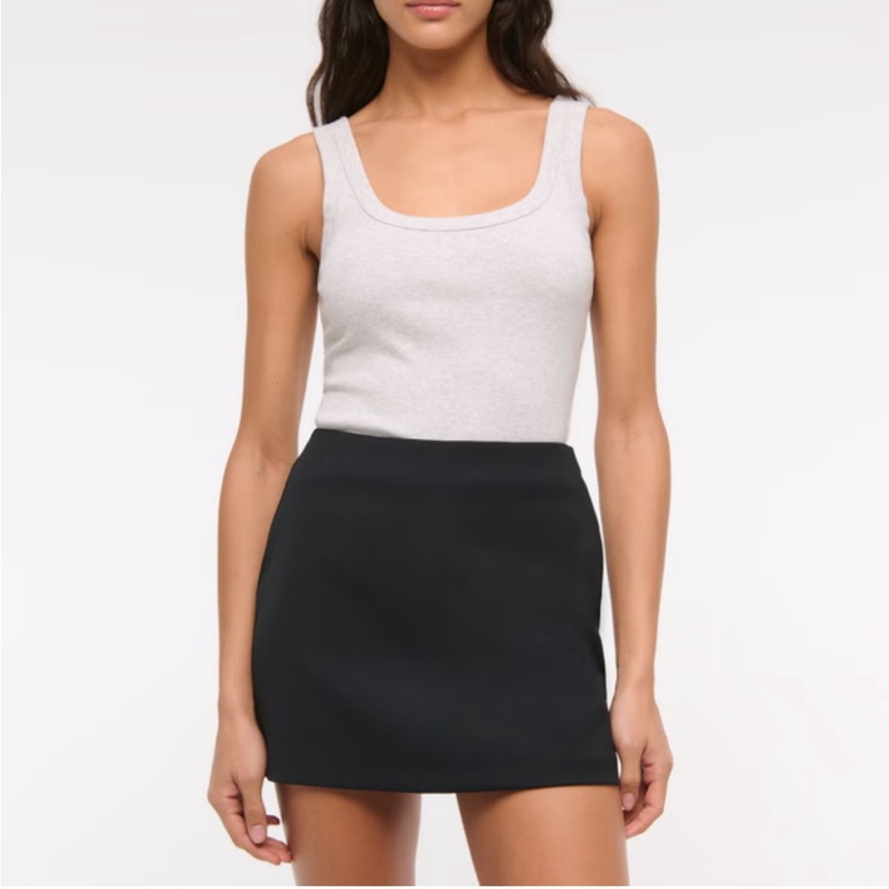 Abercrombie Black Mini Skort